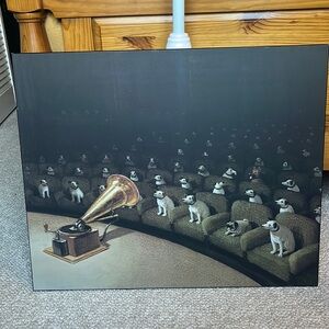 23” x 19” Michael Sowa Their Master’s Voice art piece